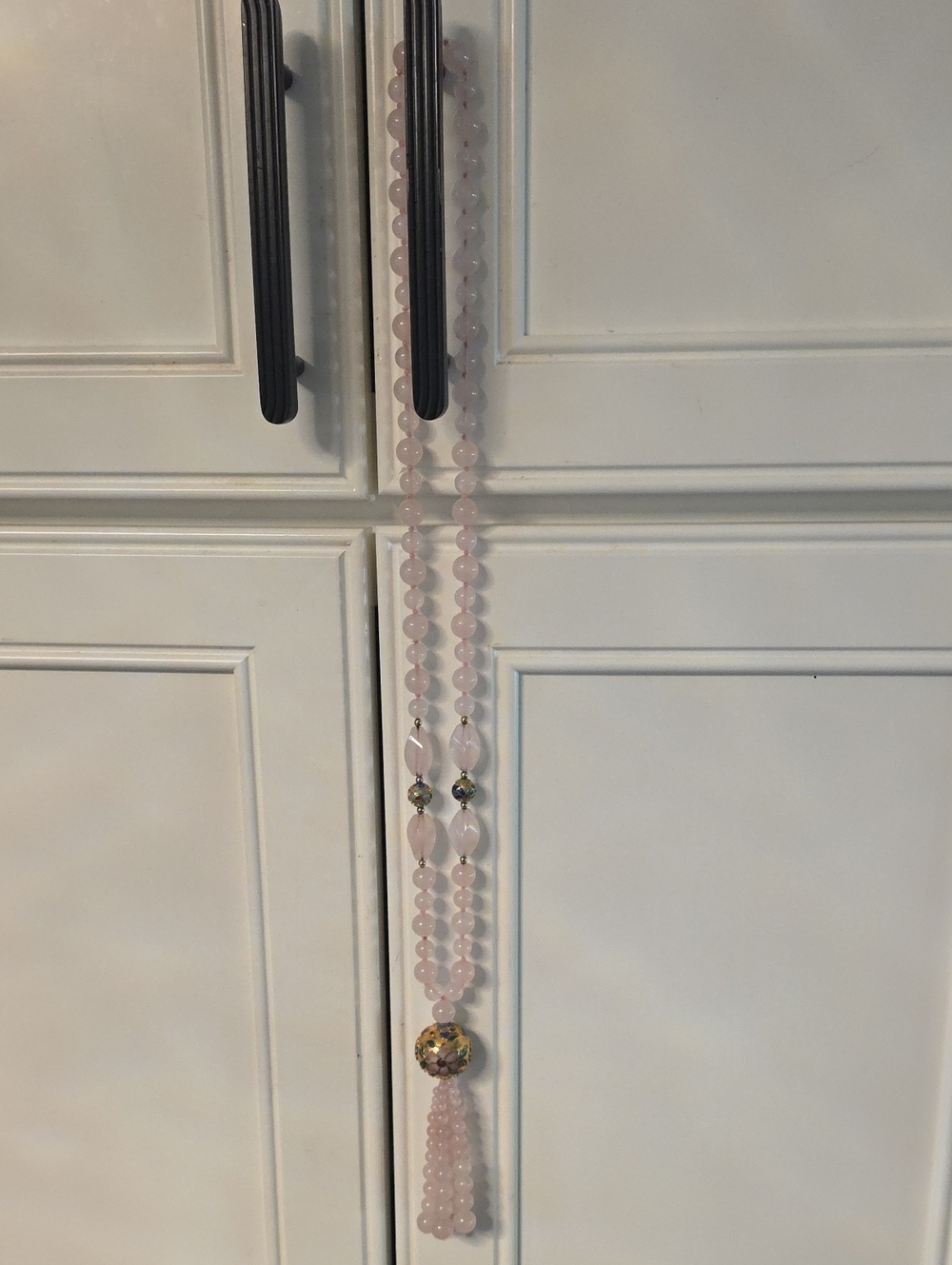 Vintage Rose Quartz Necklace